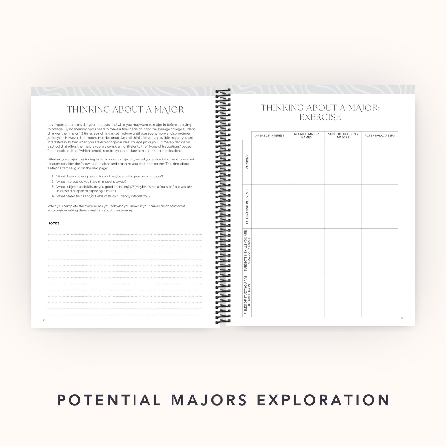 The College Vibes Planner: 12-Month Undated College Application & Planning Resource
