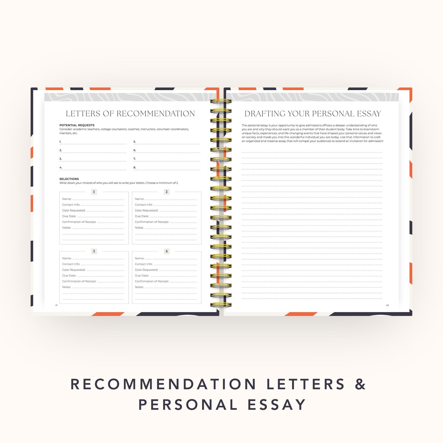 The College Vibes Planner: 6-Month Undated College Application & Planning Resource