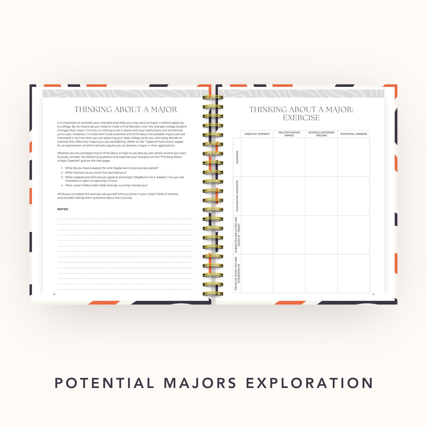 The College Vibes Planner: 6-Month Undated College Application & Planning Resource
