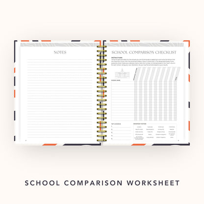 The College Vibes Planner: 6-Month Undated College Application & Planning Resource