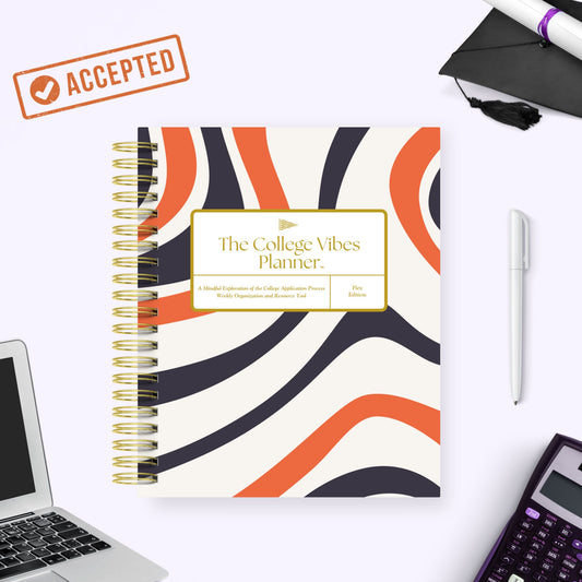 The College Vibes Planner: 6-Month Undated College Application & Planning Resource
