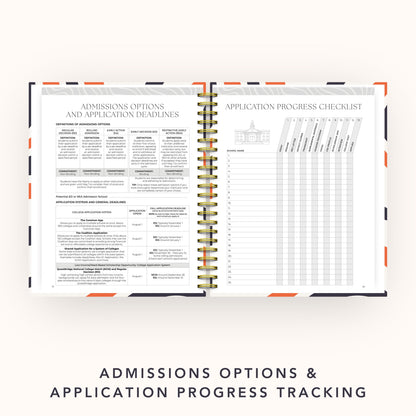 The College Vibes Planner: 6-Month Undated College Application & Planning Resource