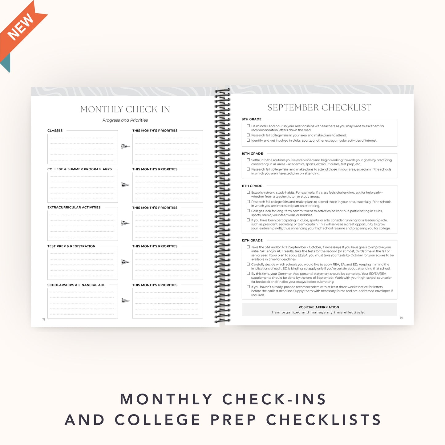 The College Vibes Planner: June - May College Application & Planning Resource