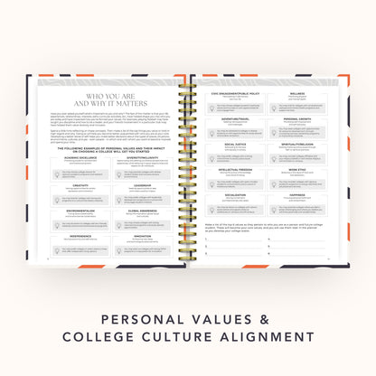 The College Vibes Planner: 6-Month Undated College Application & Planning Resource