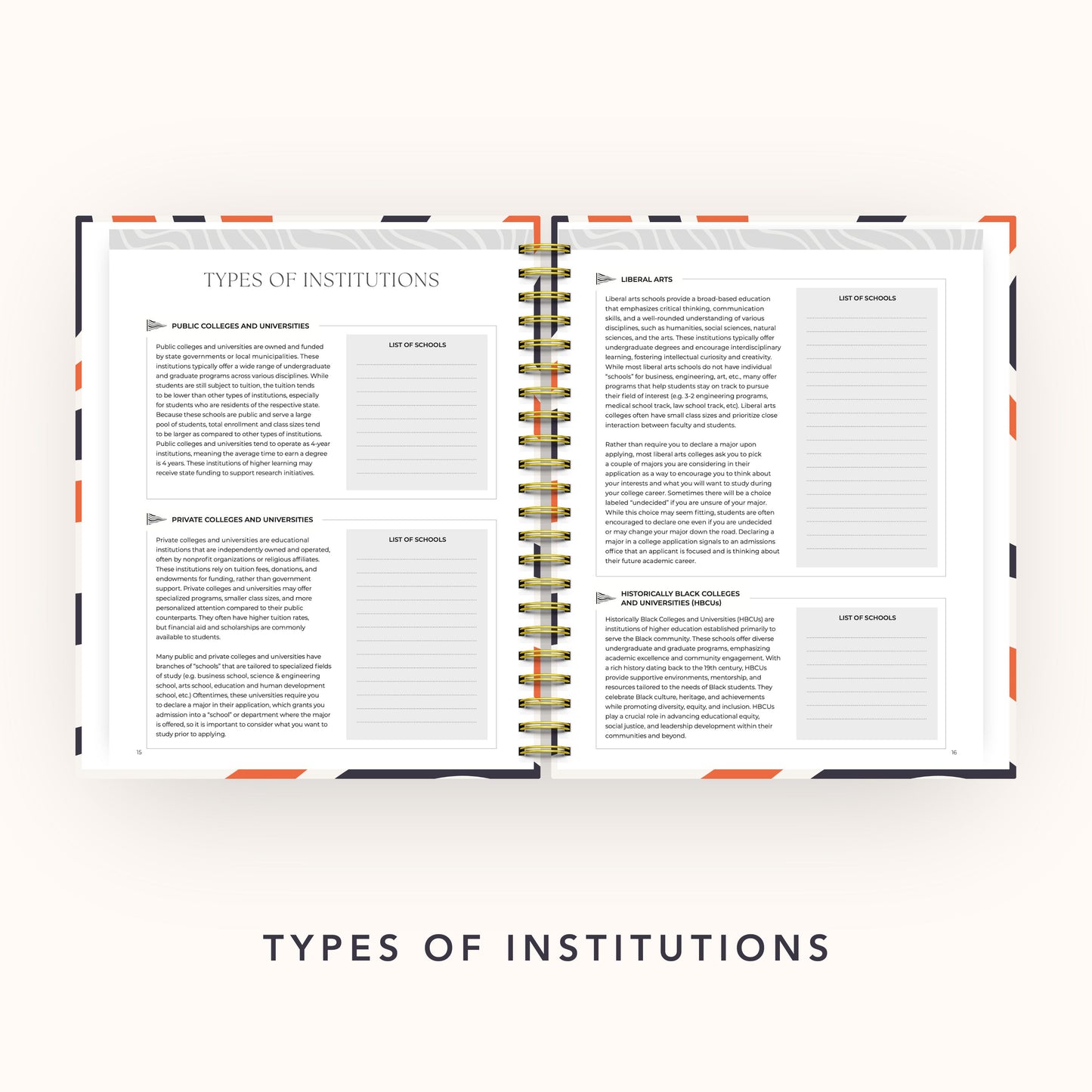 The College Vibes Planner: 6-Month Undated College Application & Planning Resource